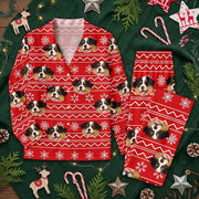 Custom Dog Photo Christmas Pajamas