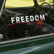 Freedom Charlie Kirk Memorial MAGA Car Window Decal Sticker