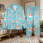 Custom Children Photo For Dad And Mom Pajamas