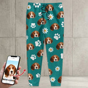 Custom Photo With Accessories Pattern Dog Cat Sweatpants T368