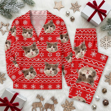 Custom Christmas Cat Pajamas — Christmas Gift 4YW9T