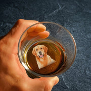 Custom Photo For Dog Lover Rock Glass