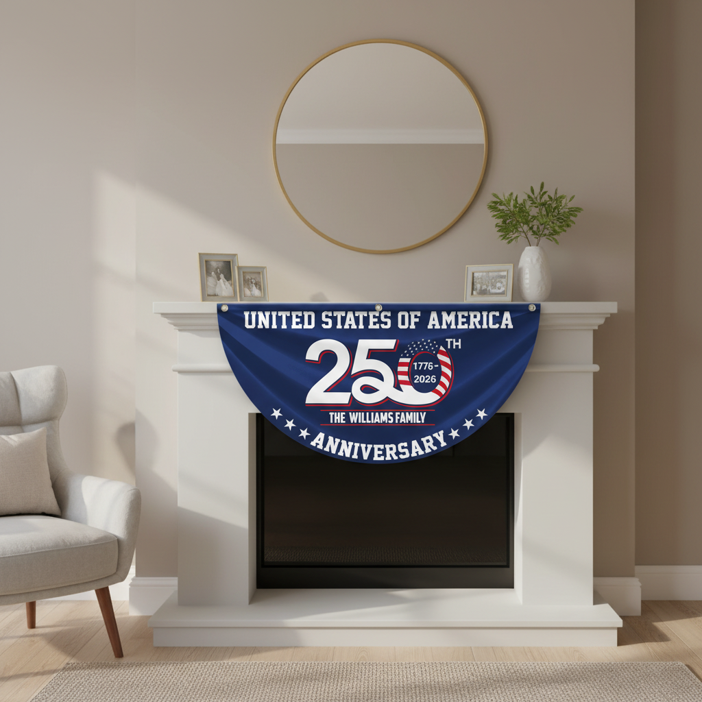Patriotic 250th Anniversary 1776 2026 United States of Ameri