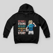 No Grass Stains No Glory Soccer Girl Shirt