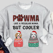 Pawma Cooler Dog Mom Christmas Sweatshirt Shirt