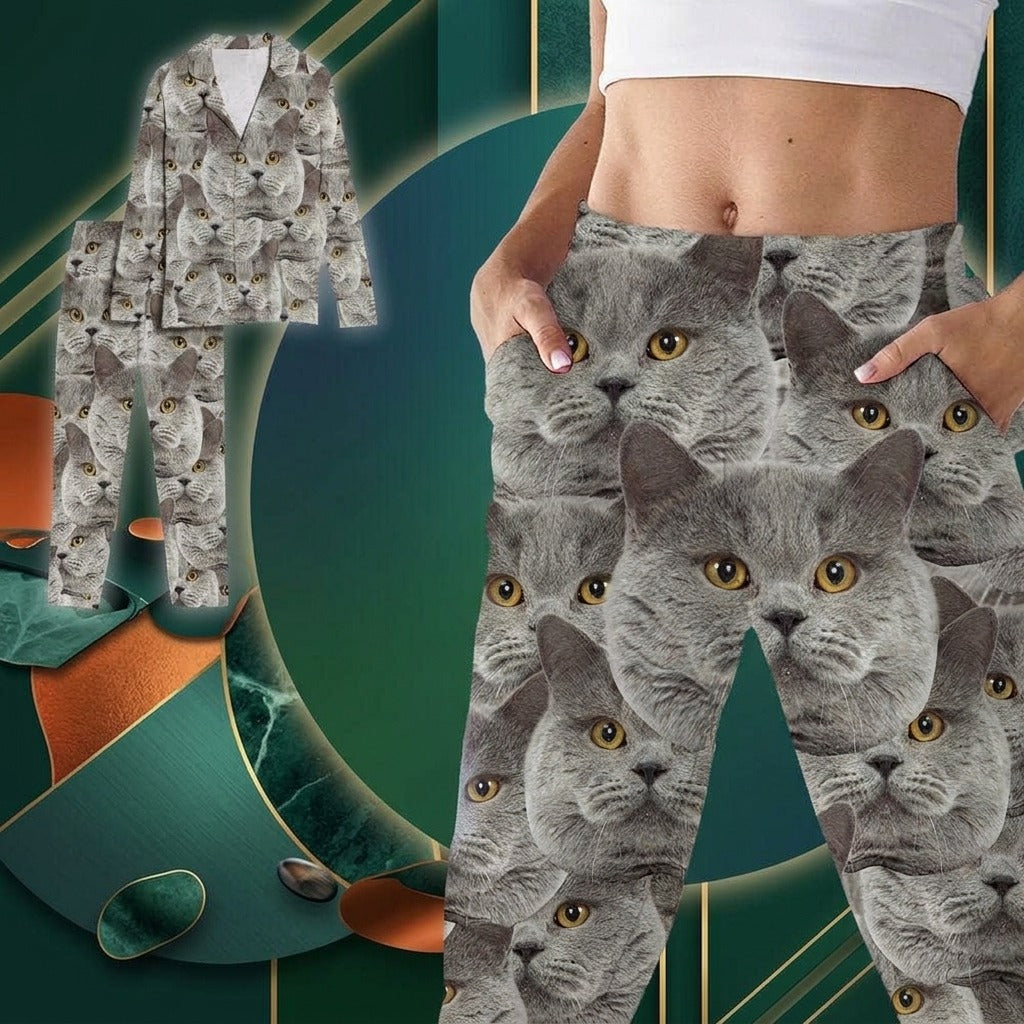 Custom Dog Cat Photo Pajamas
