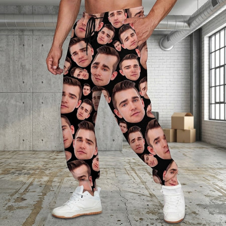 Custom Human Face Sweatpants — Custom Gift 5QTFQ