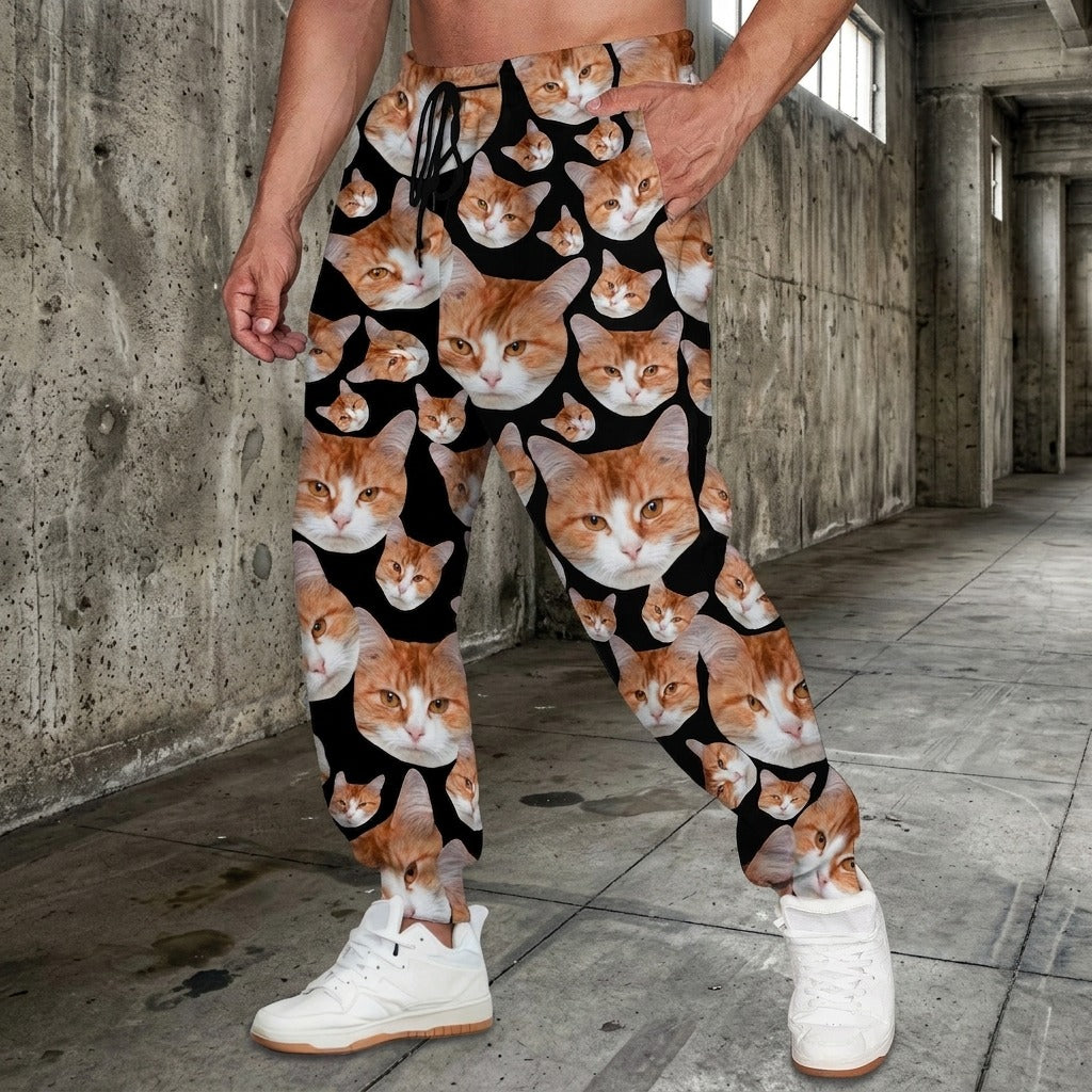 Custom Cat Photo For Men And Woman Sweatpants