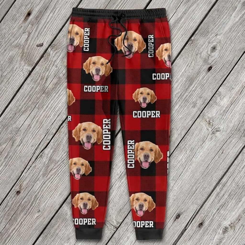 Custom Photo Name Dog Cat Men And Women's Sweatpants