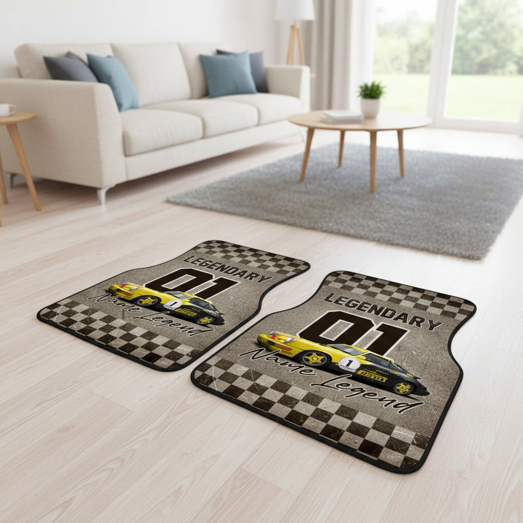 Nascar Legendary Car Mats, Upload Photo Car, HN590