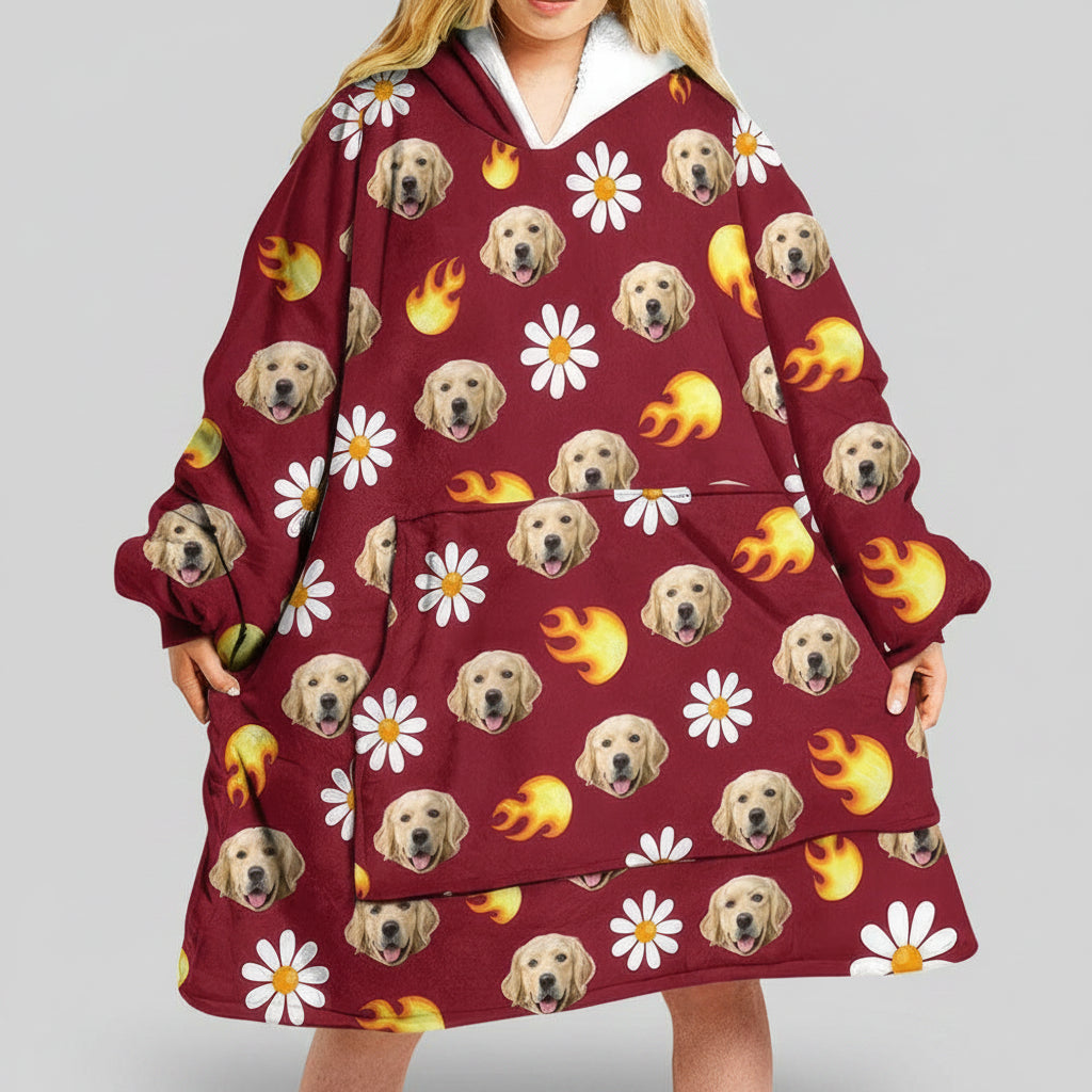 Custom Dog Cat Photo With Accessories Hoodie DA199