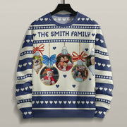 Custom Photo Family Ugly Sweater Gift For Family N304 HA75 8