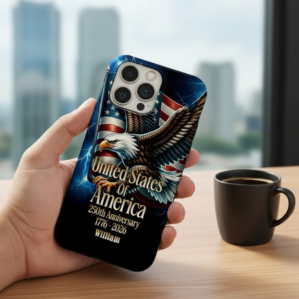 Personalized USA 250th Anniversary Phone Case