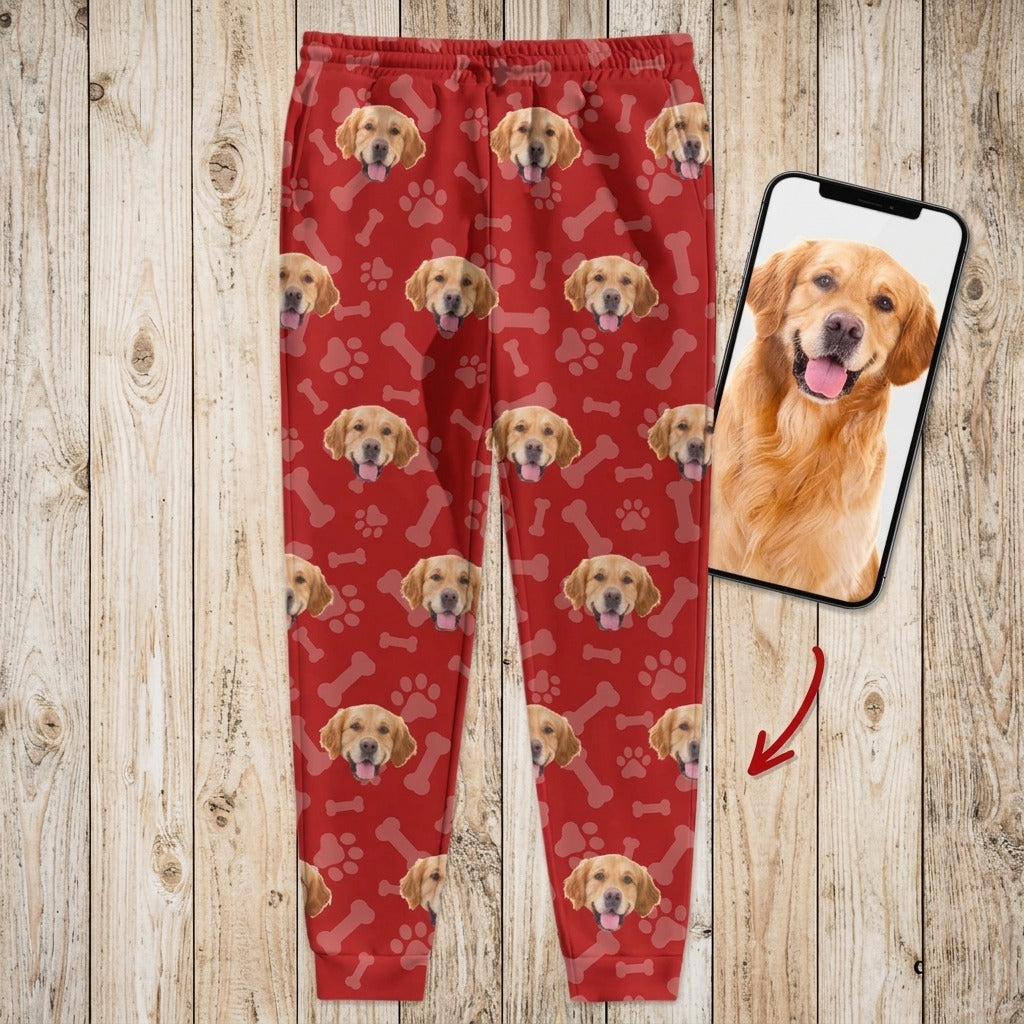 Custom Photo Dog Cat Men and Women's Sweatpants