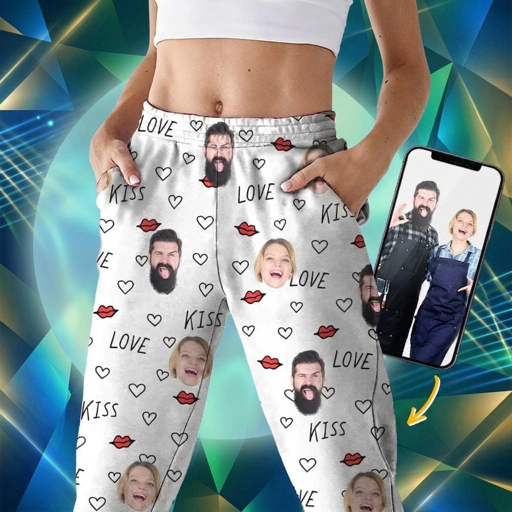 Custom Couple Photo Pajamas