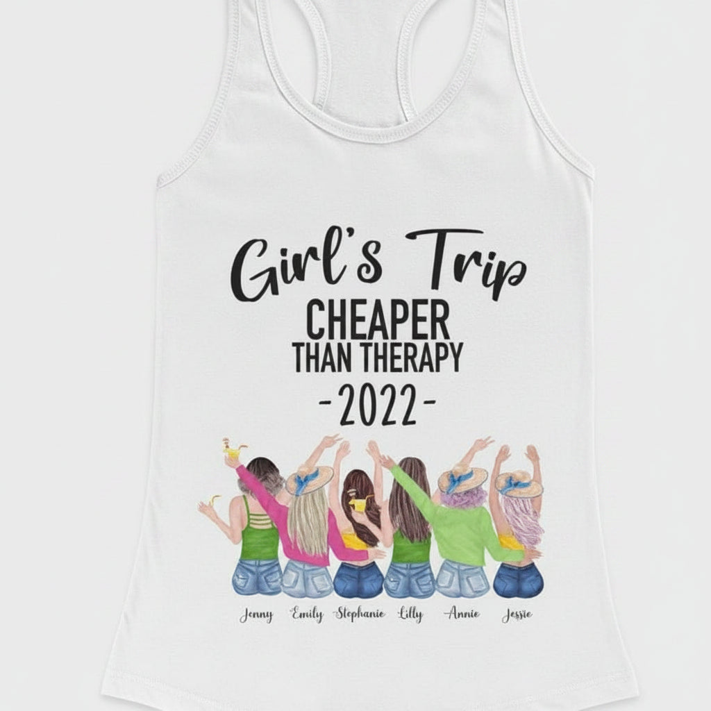 Girls Trip 2022 Than Therapy Best Friend Shirt