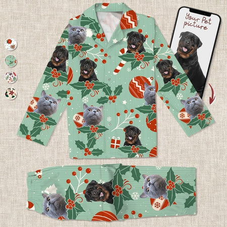 Custom Christmas Dog Cat Pajamas — Christmas Gift 8WSNB