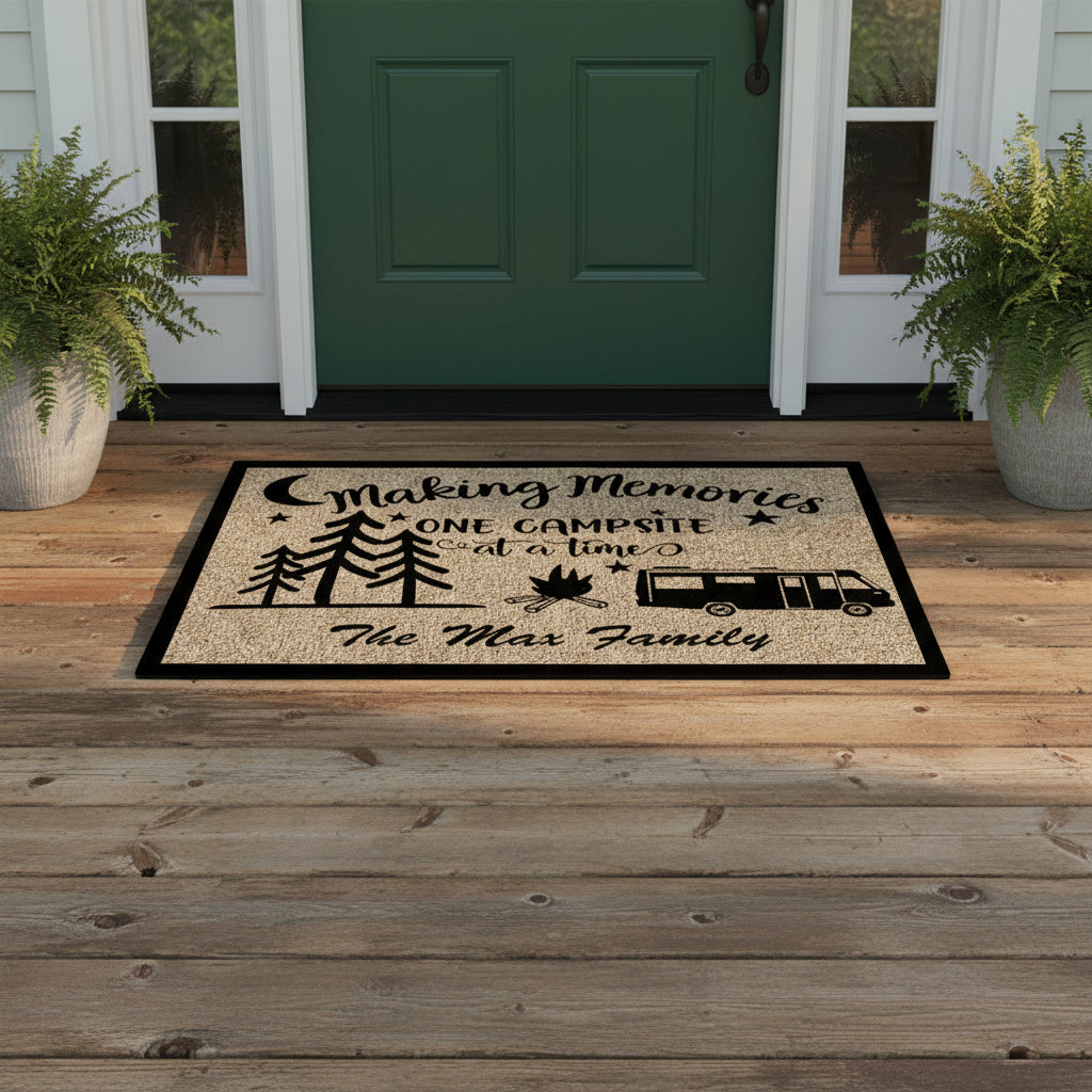 Making Memories One Campsite At A Time Camping Doormat K228