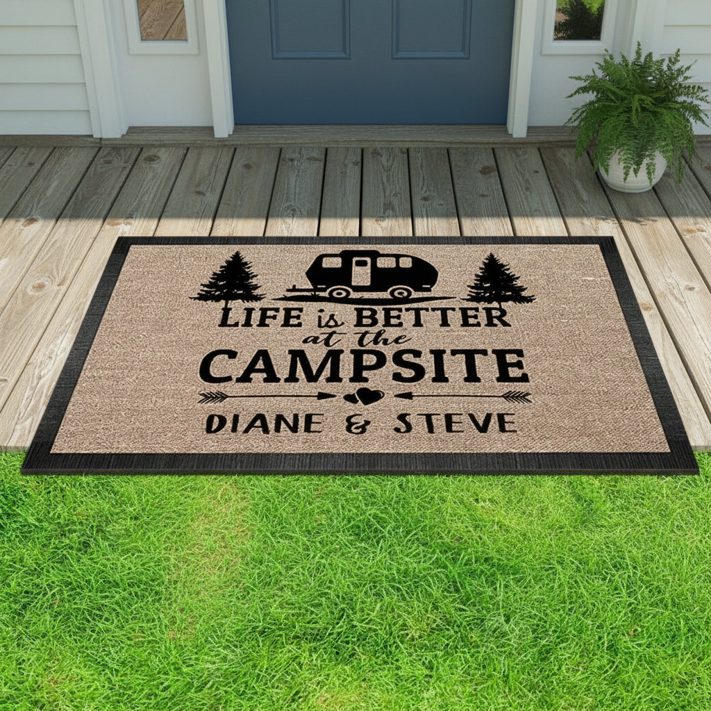 Life Is Better At The Campsite Camping Doormat K228 HN590 89