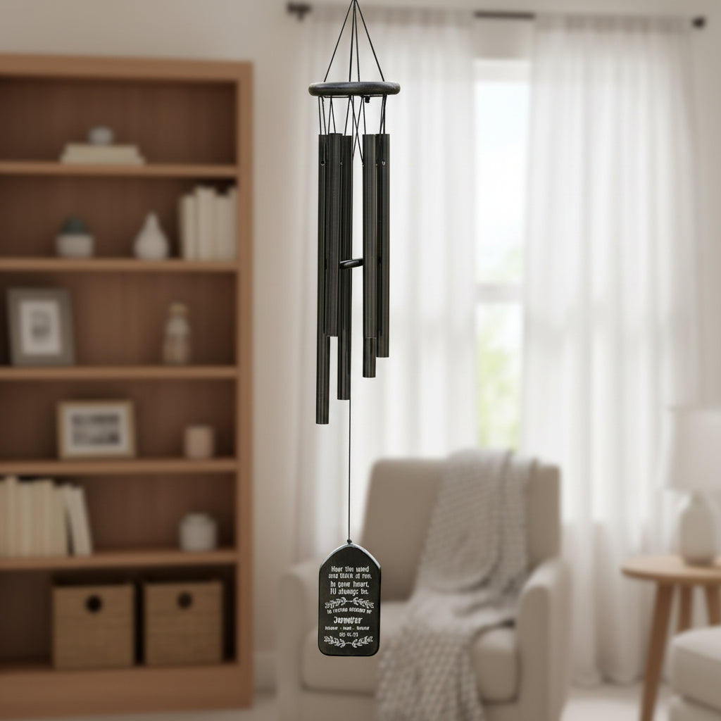 Hear The Wind And Think Of Me Wind Chimes Personalized Gifts