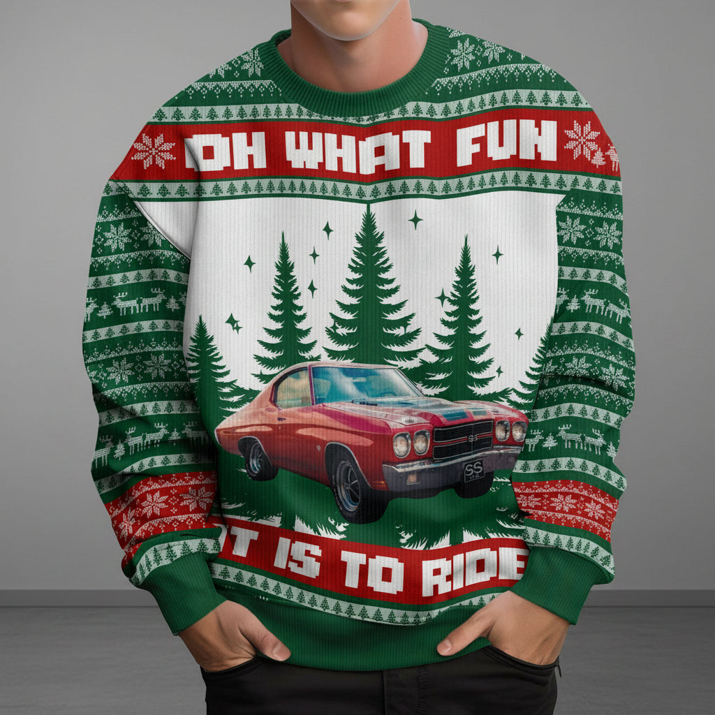 Custom Car Photo Oh What Fun It Is To Ride For Men, Car Love