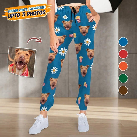 Custom Accessories Pattern Dog Cat Sweatpants — Gift for Pet Lovers W6PAD