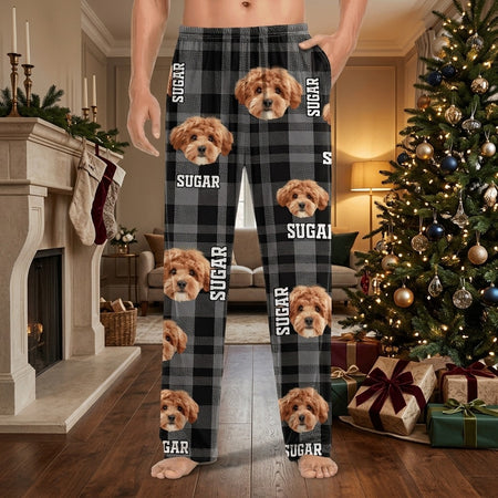 Custom Name Dog Cat Womens Pants Sweatpants — Gift for Pet Lovers WKDY8