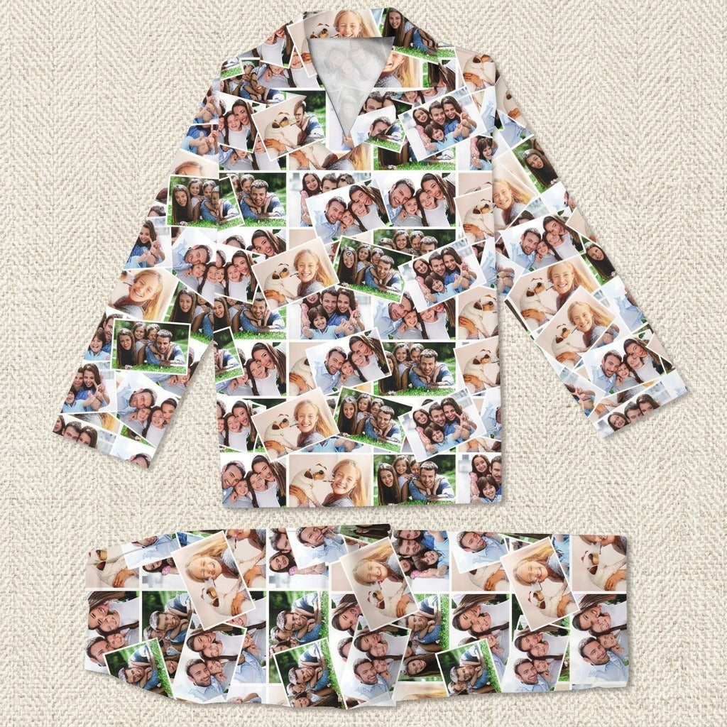 Custom Photo Family Gift Pajamas