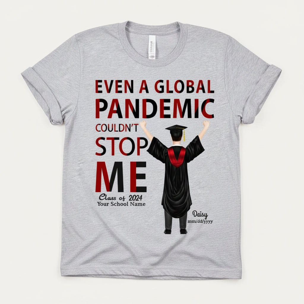 Global Pandemic Graduation T-shirt And Hoodie, Boy And Girl