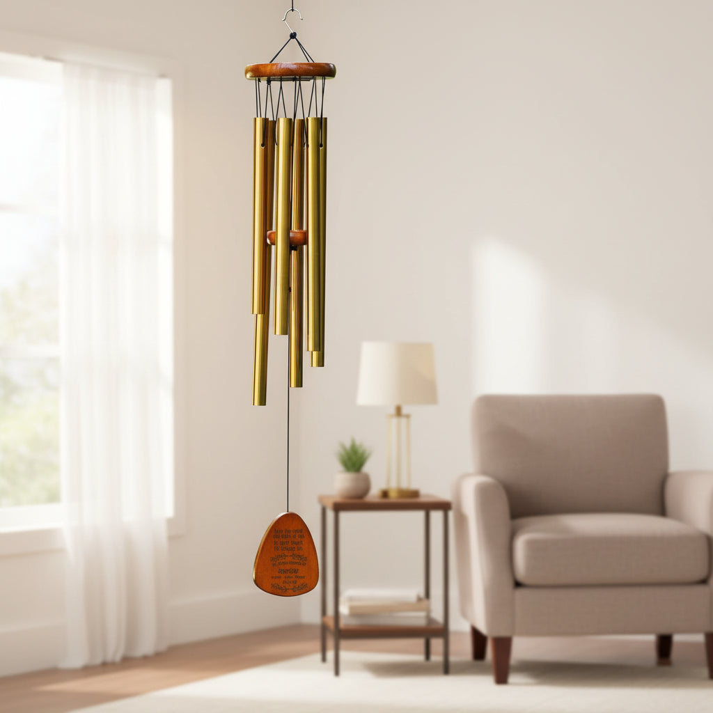 Hear The Wind And Think Of Me Wind Chimes Personalized Gifts