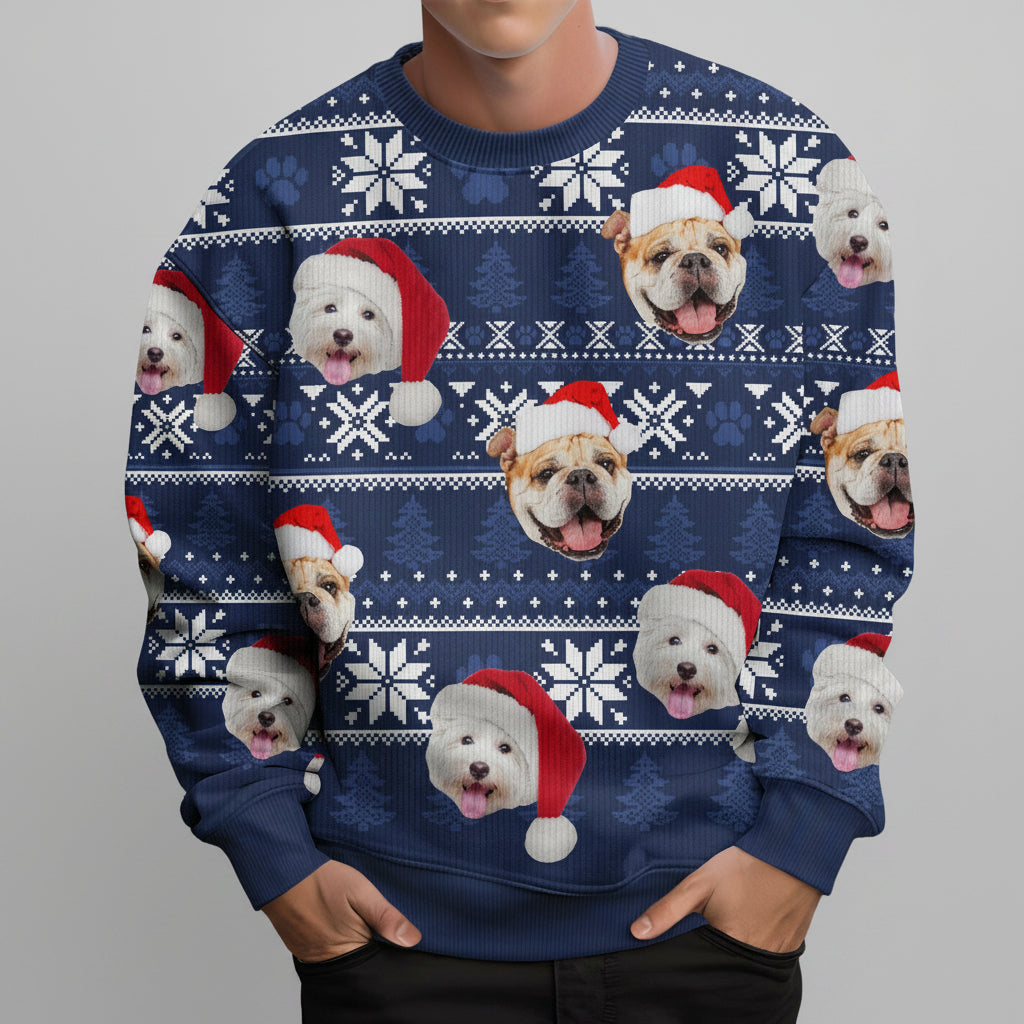 Custom Dog Photo May Your Christmas Be Furry And Bright Ugly