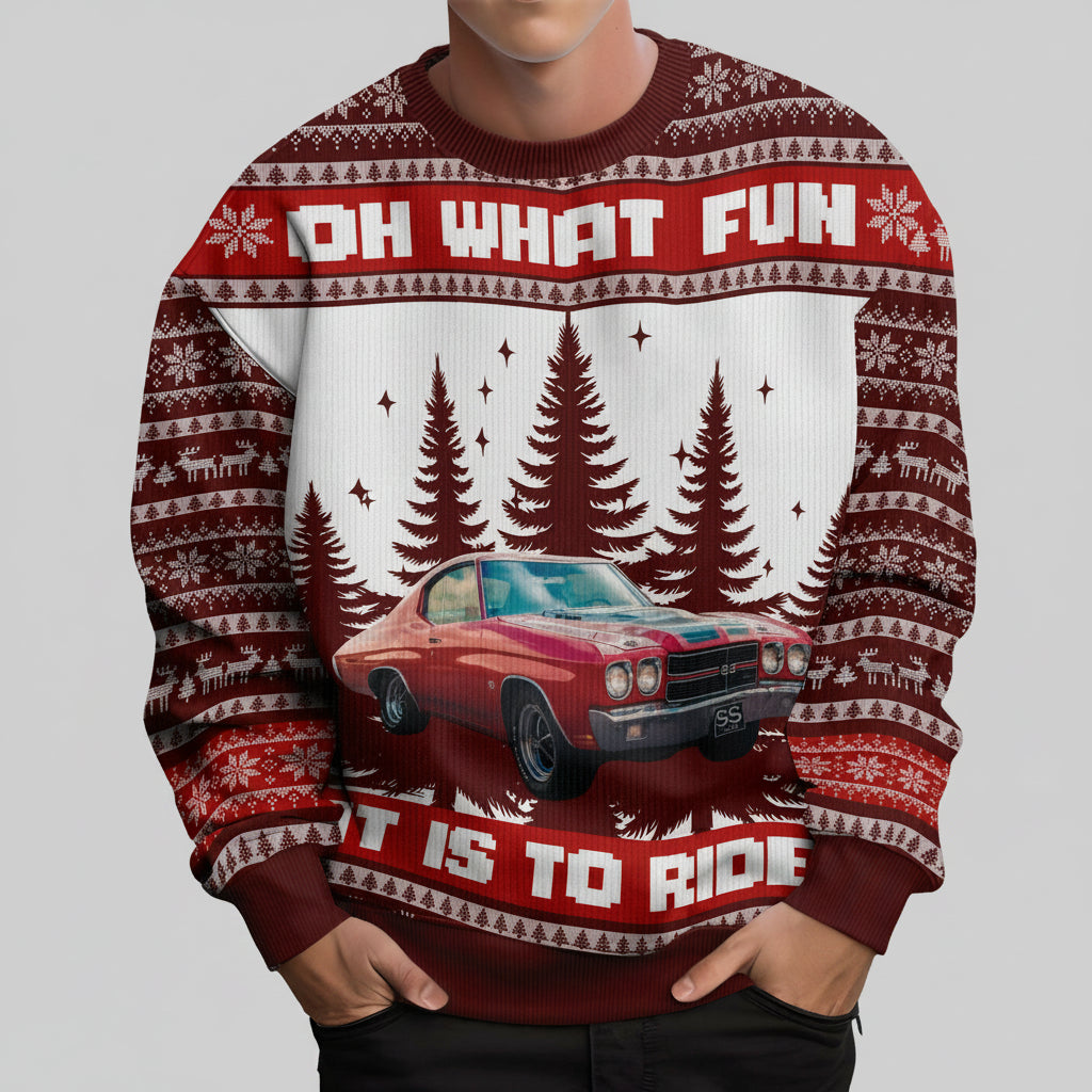 Custom Car Photo Oh What Fun It Is To Ride For Men, Car Love