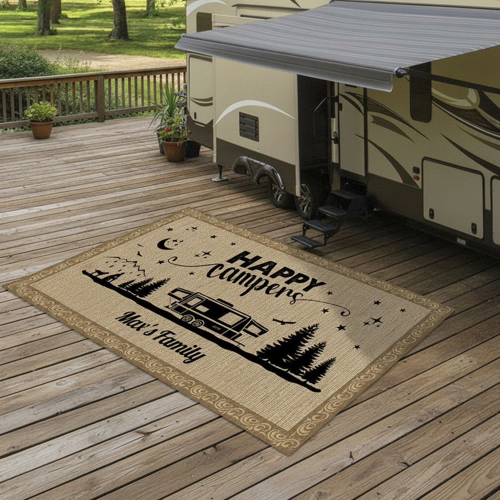 Create memories with Camping Patio Rug, Patio Mat DA199 8884