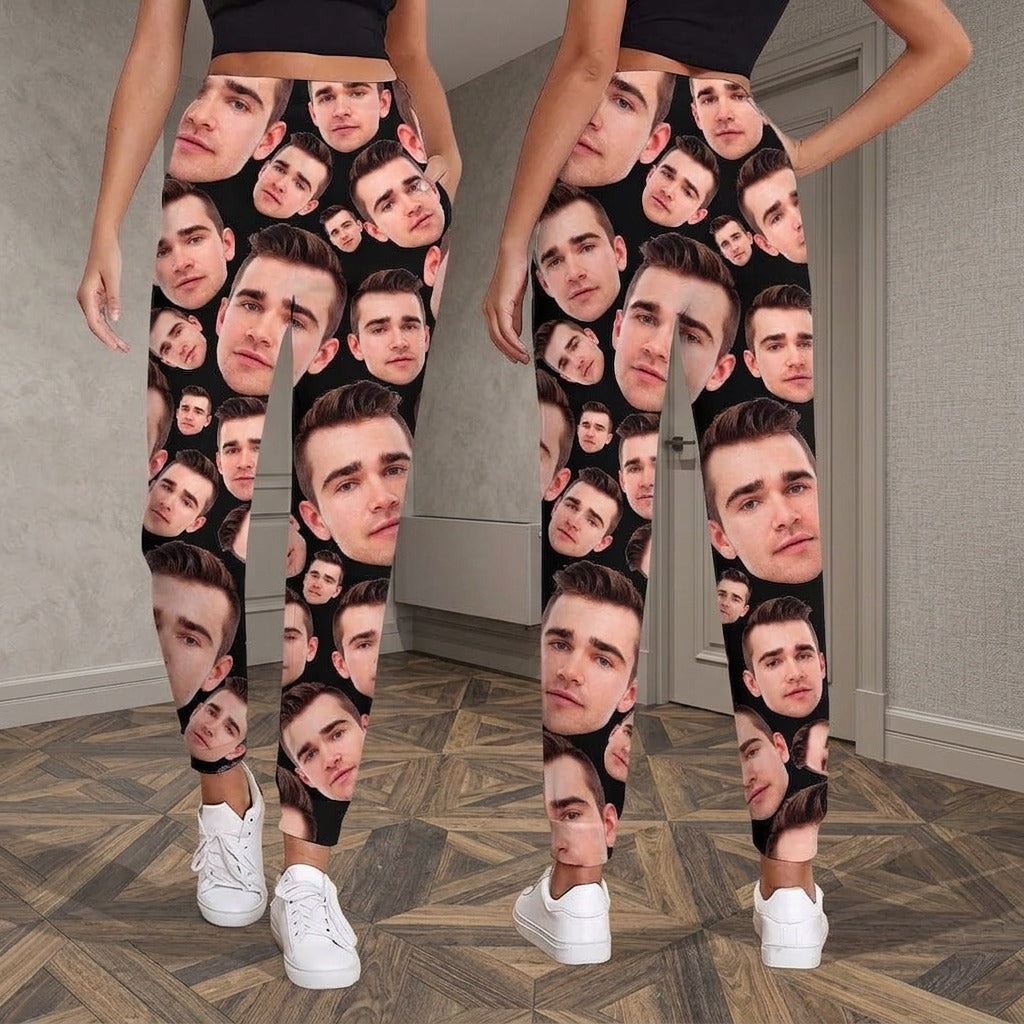Custom Human Face Photo For Men And Woman Sweatpants