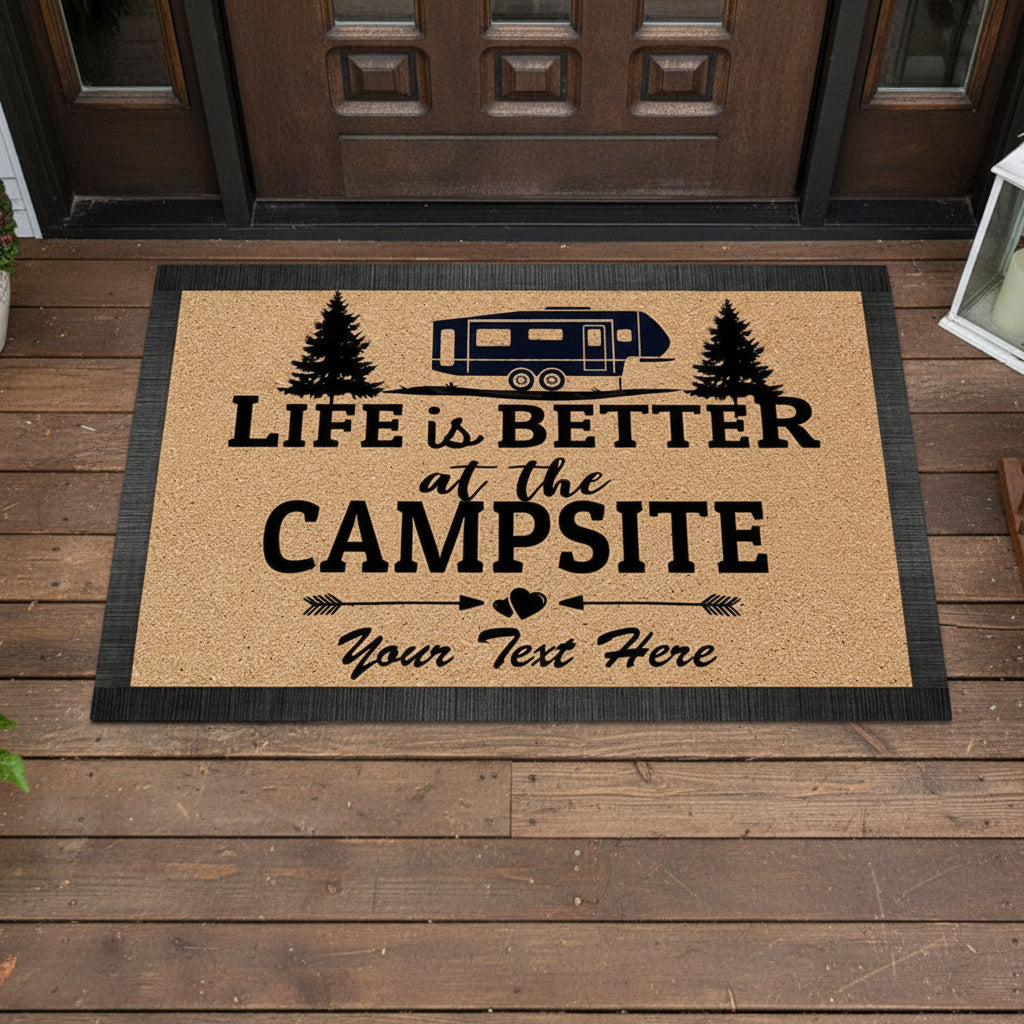 Life Is Better At The Campsite Camping Doormat K228 HN590 89