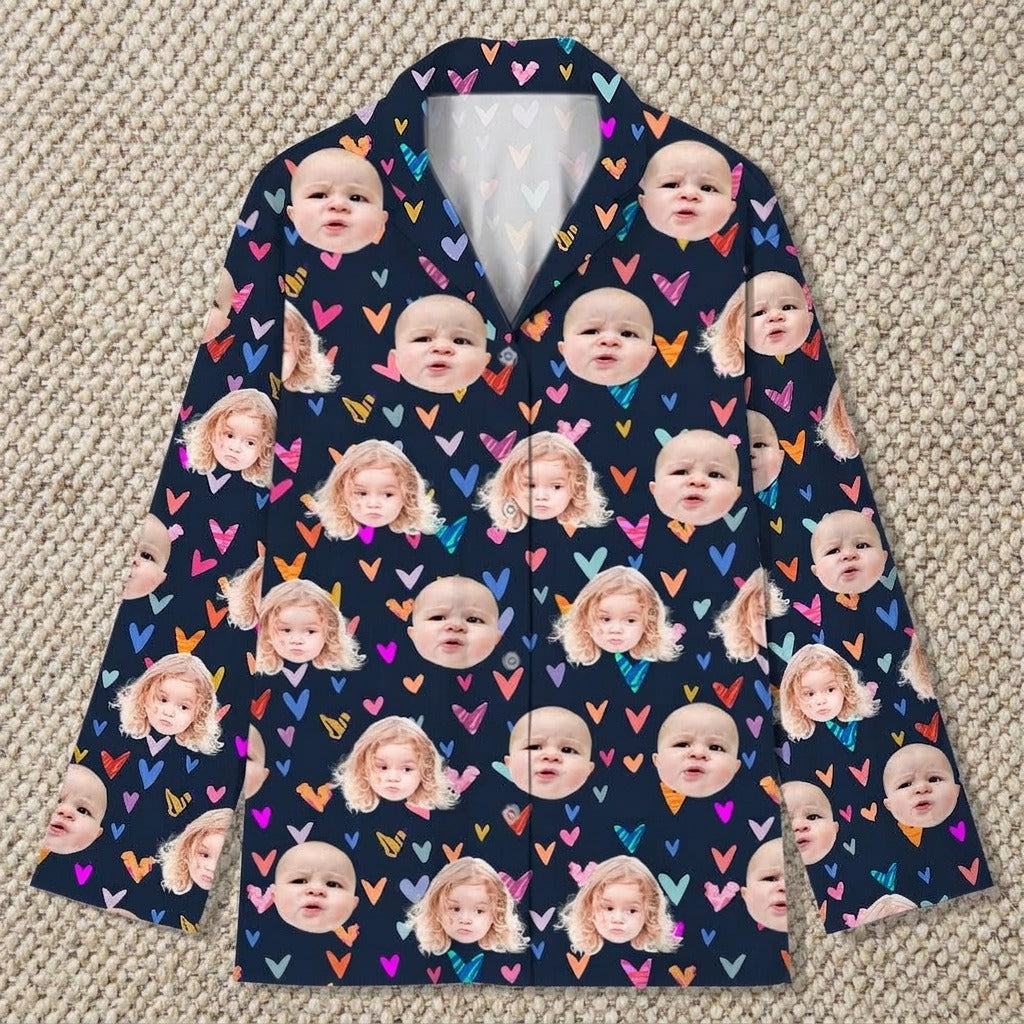 Custom Photo Portrait Face Pajamas