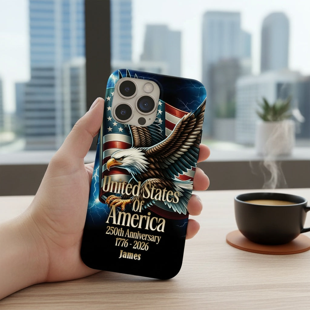 Personalized USA 250th Anniversary Phone Case