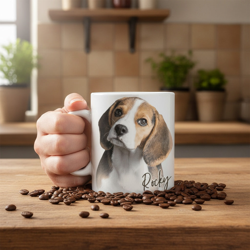 Custom Pet Photo Dog Coffee Mug 889821PP