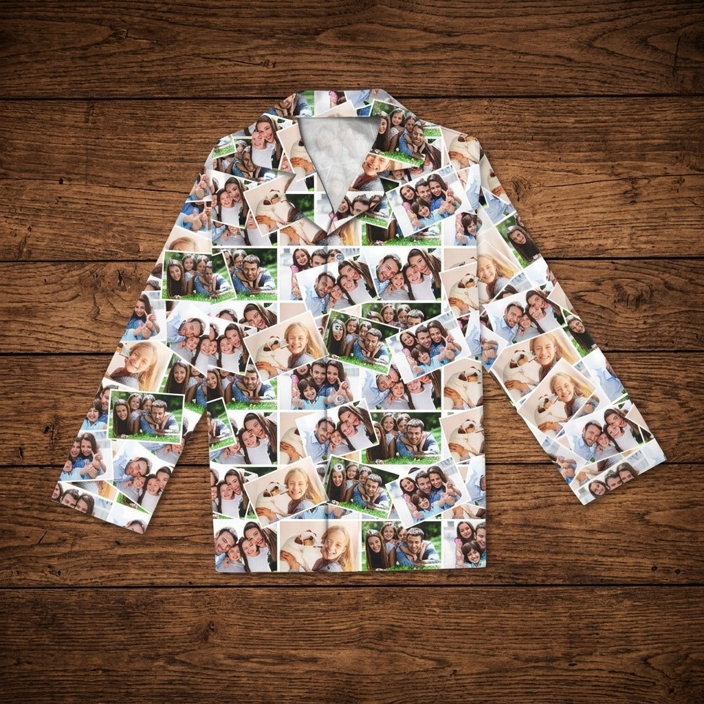 Custom Photo Family Gift Pajamas
