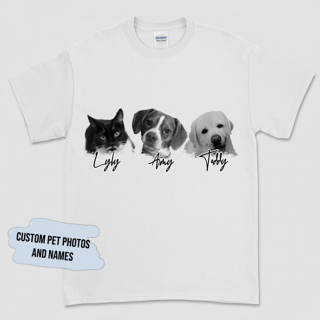 Custom Pet Portrait Dog Sweatshirt TH10