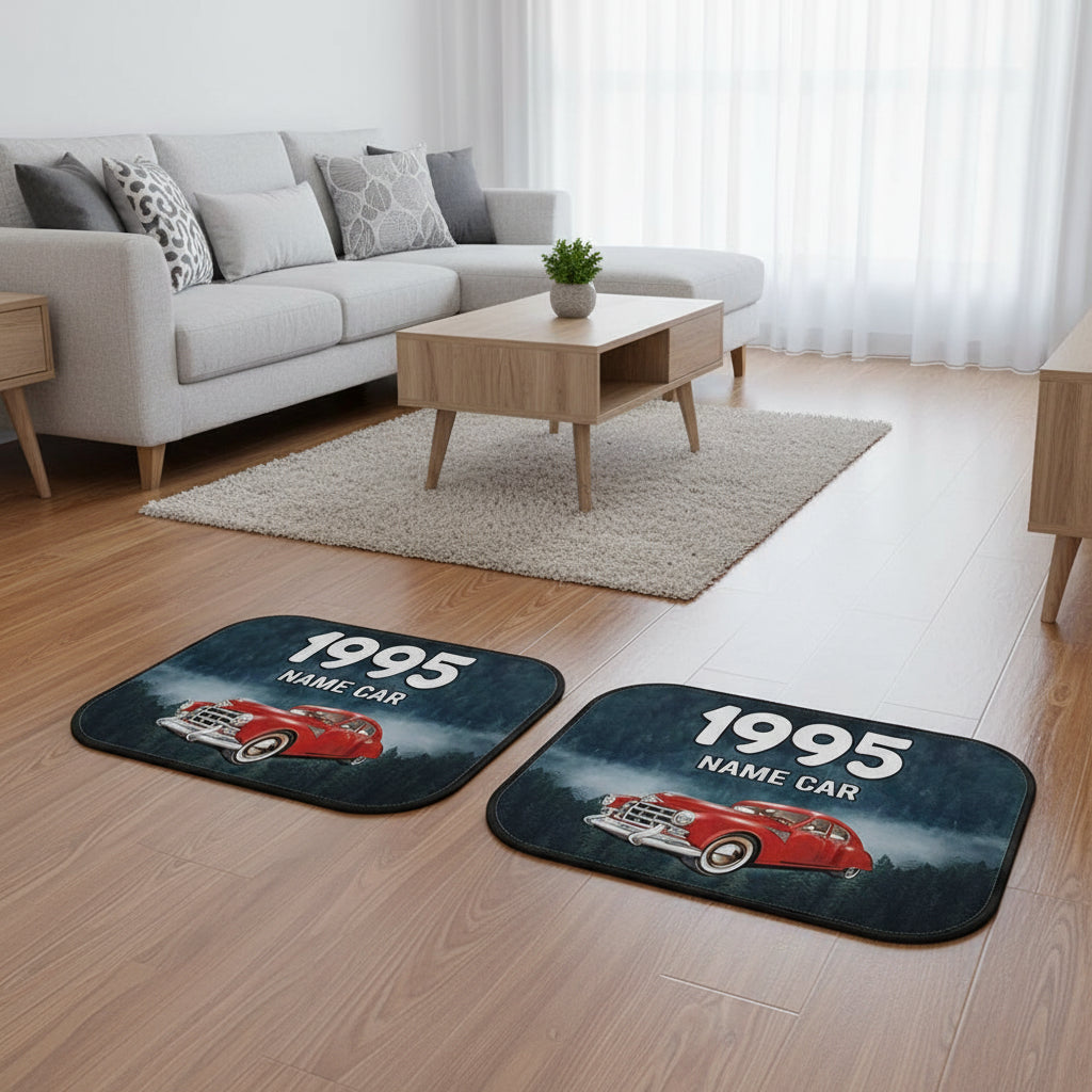 And Into The Car I Go Upload Photo Classic Car Mats, HN590