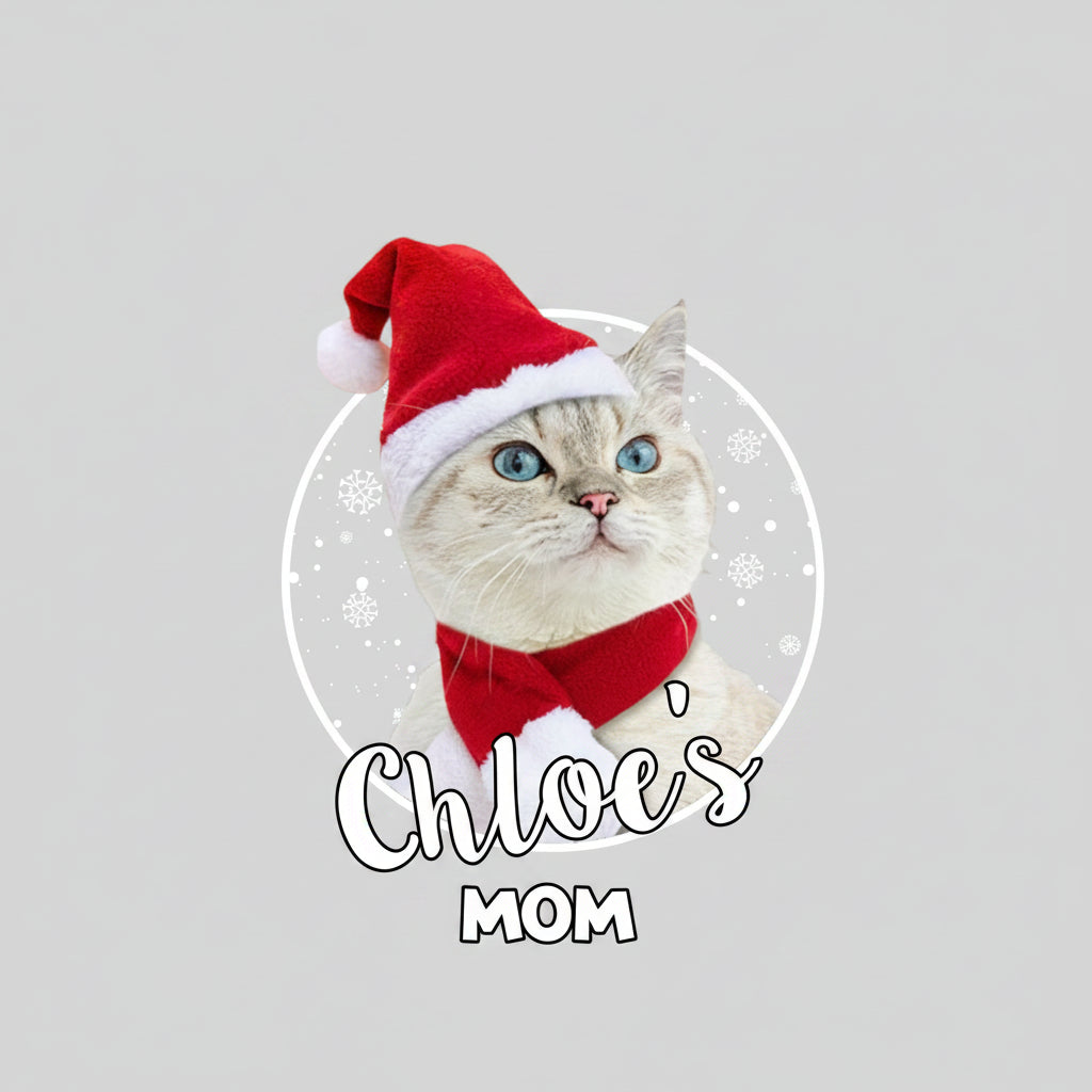 Human Dog Christmas Personalized Custom Photo Dog Sweatshirt