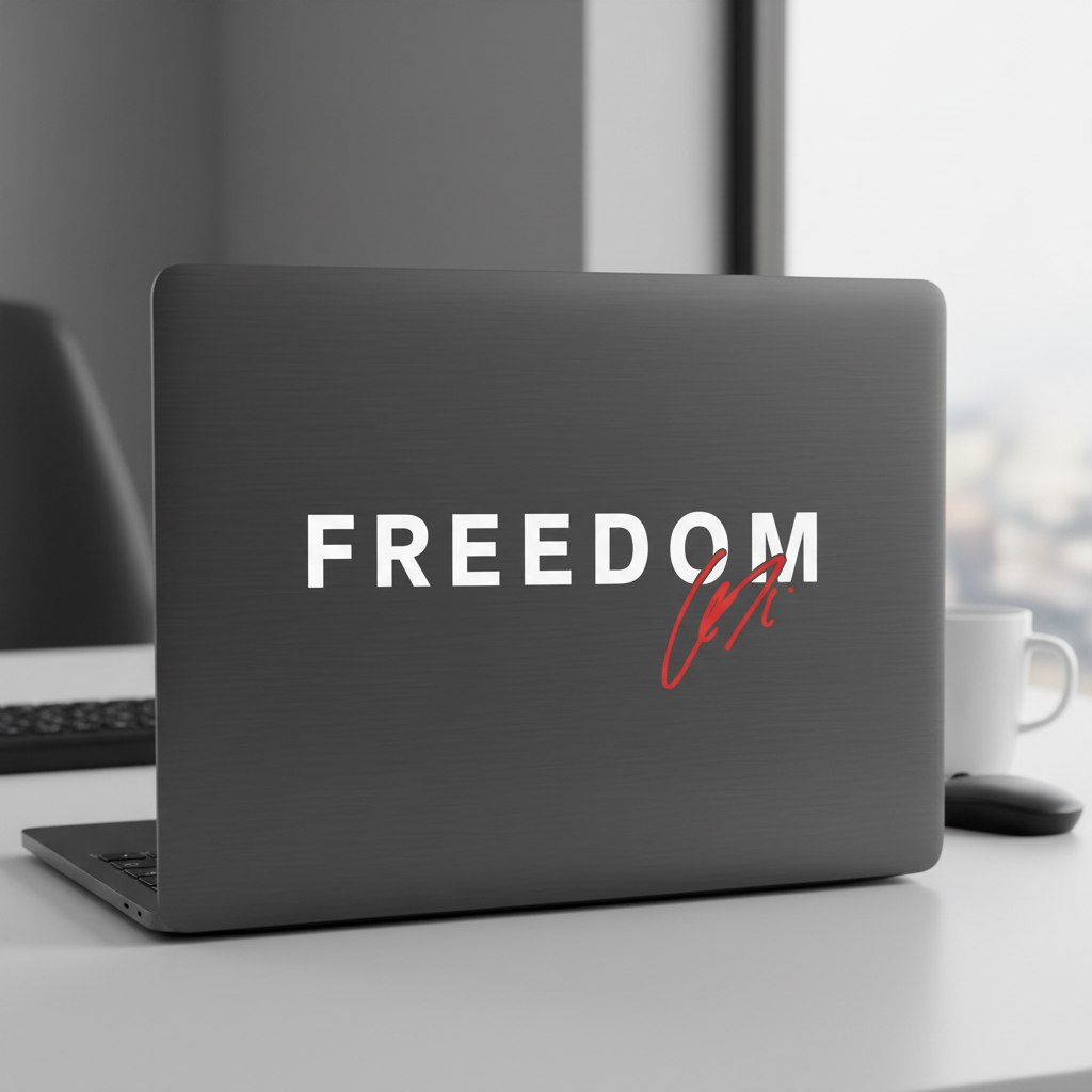 Freedom Charlie Kirk Memorial MAGA Car Window Decal Sticker