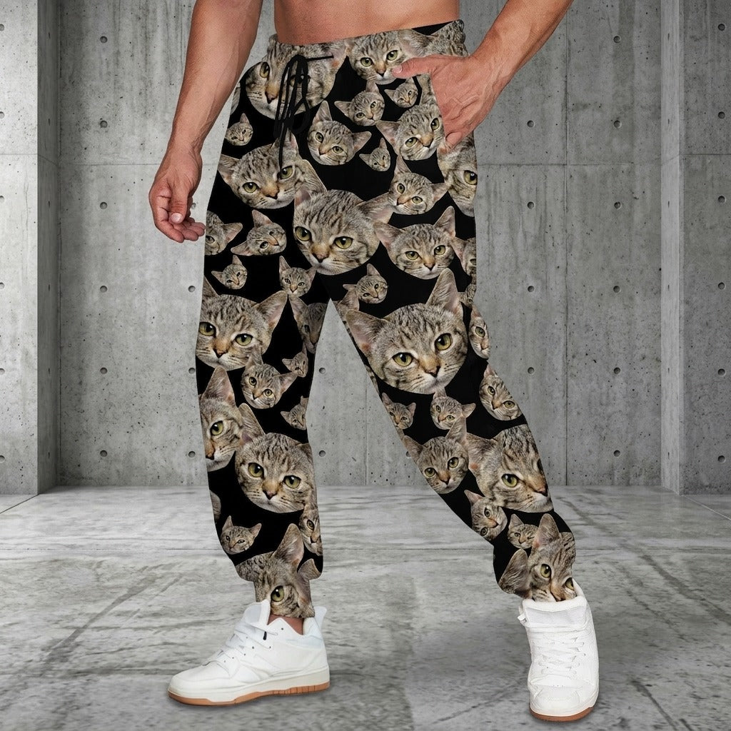 Custom Cat Photo For Men And Woman Sweatpants