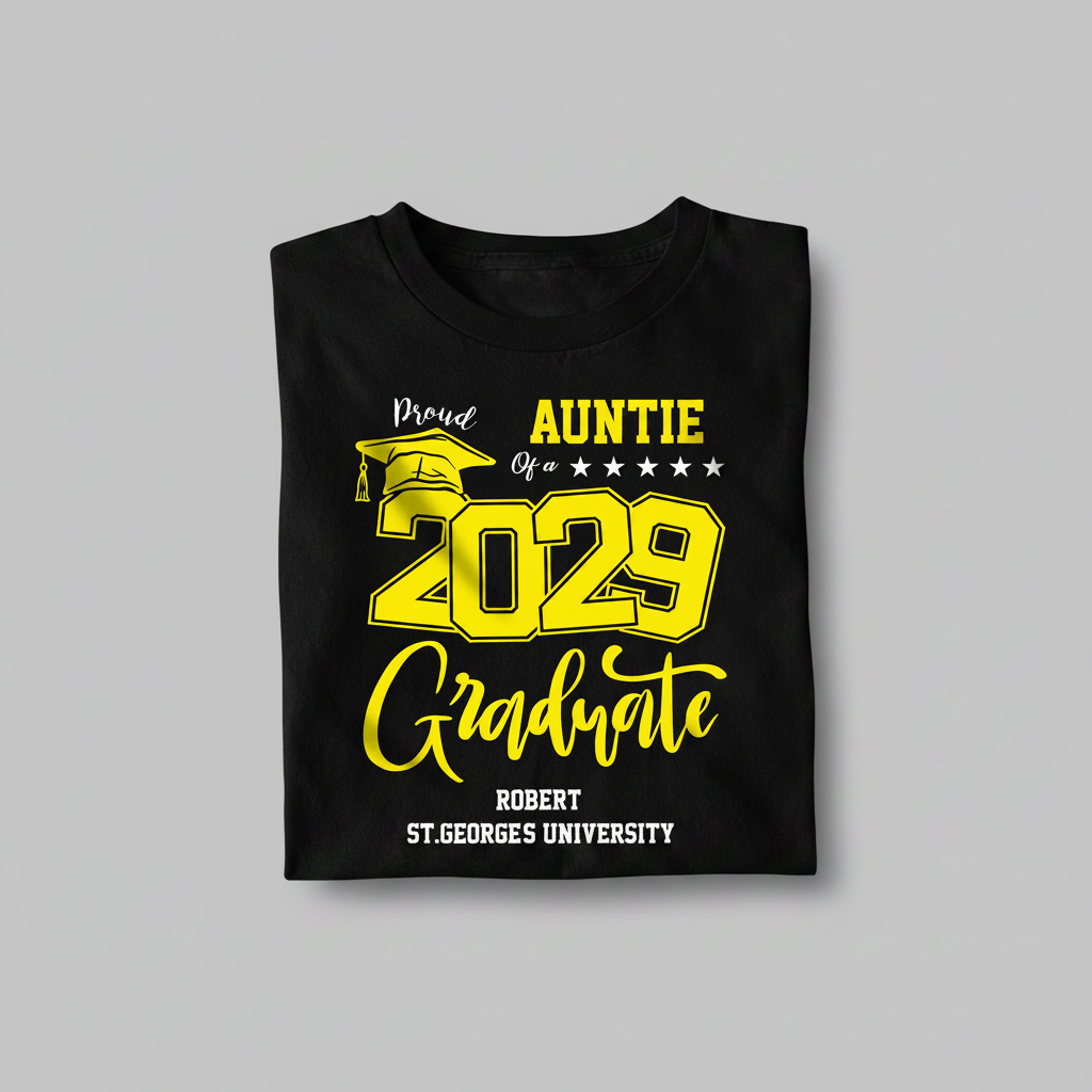 Personalized Proud Family Of A Graduate Graduation Dark Shir