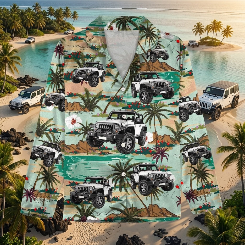 Custom Photo With Accessories Pattern Car Pajamas