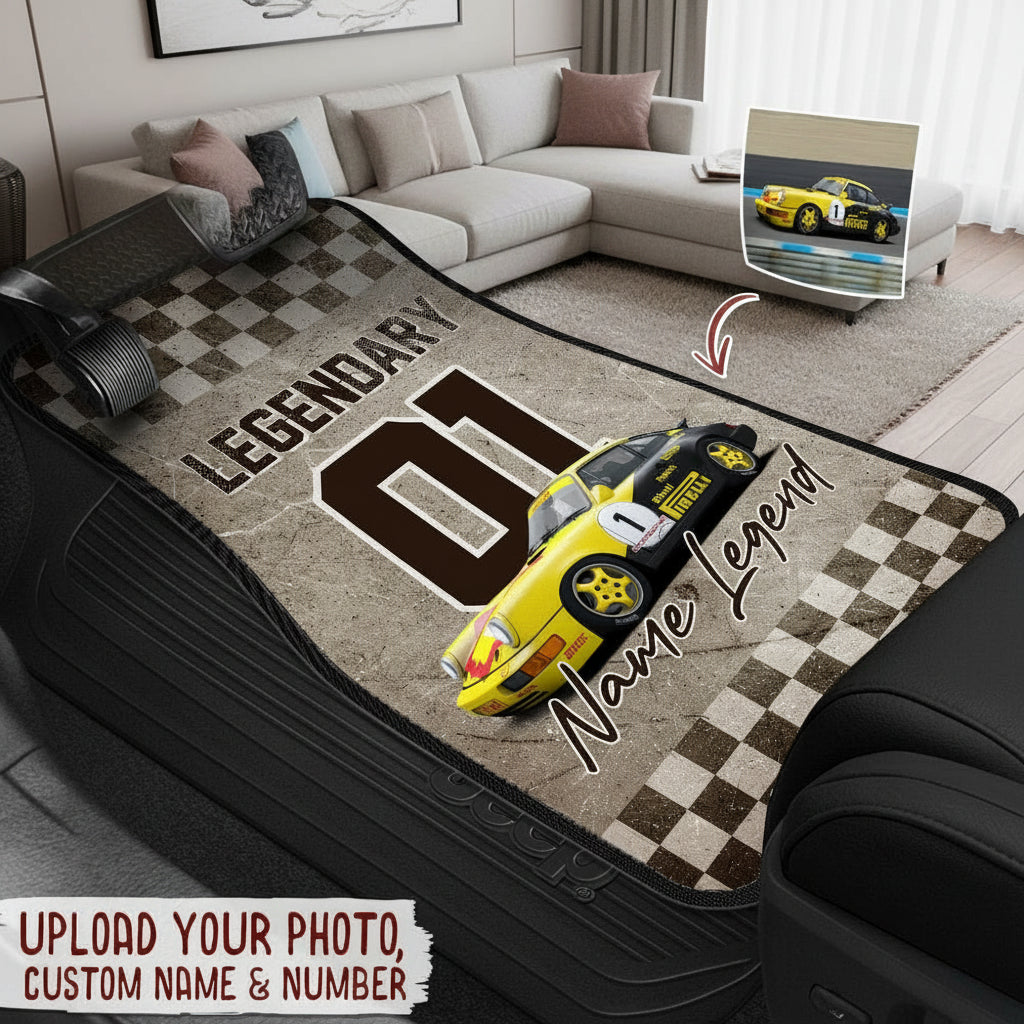 Nascar Legendary Car Mats, Upload Photo Car, HN590
