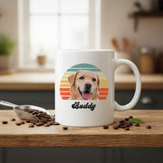 Custom Dog Cat Retro Coffee Mug — Gift for Pet Lovers K7A6F
