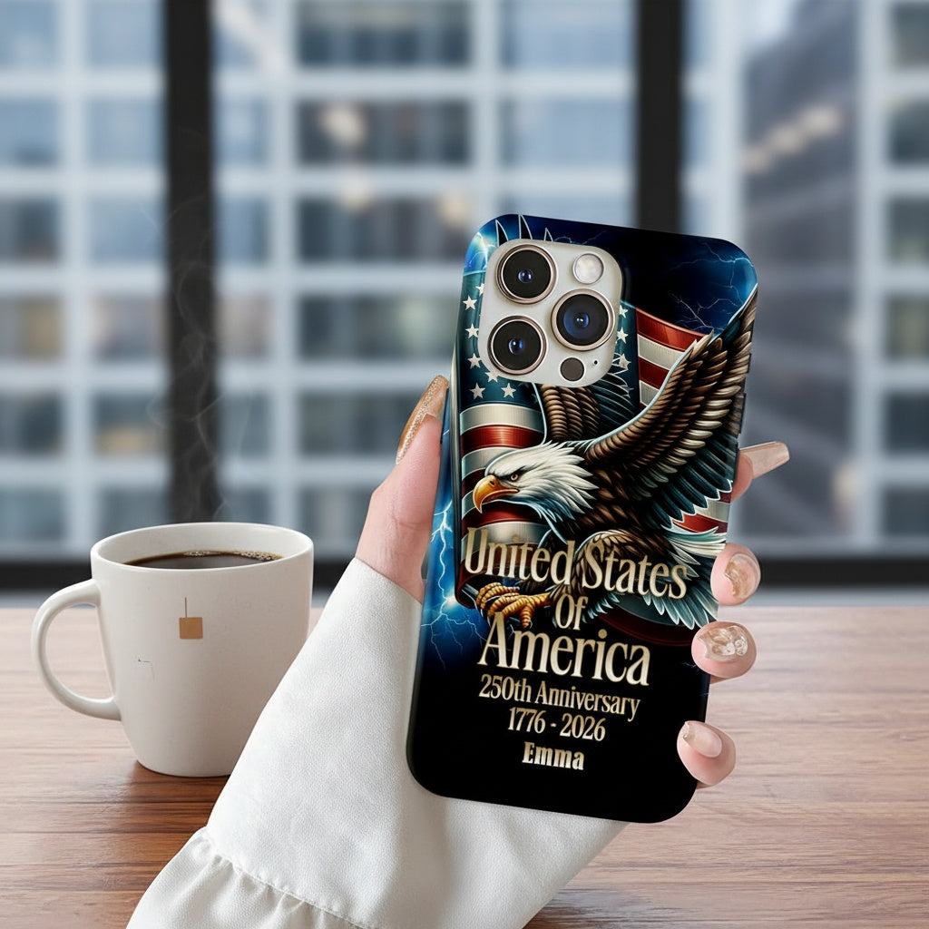 Personalized USA 250th Anniversary Phone Case