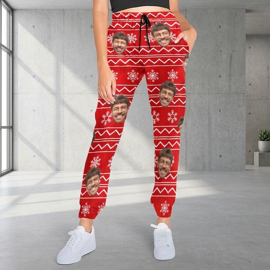 Custom Photo With Colorful Background Sweatpants
